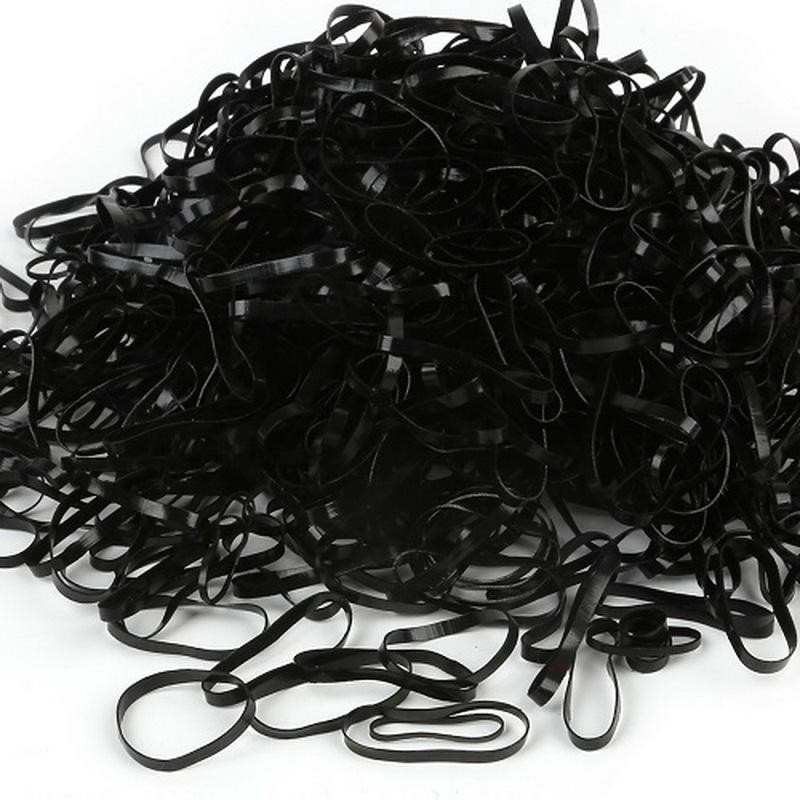 1000 Strong Elastic Rubber Bands Assorted Colours Sizes Home, School and Office