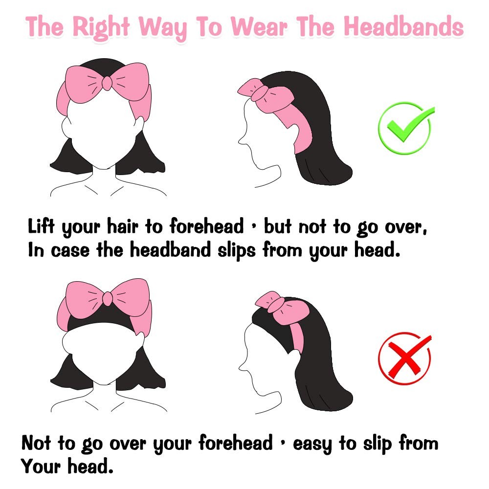 8 Pcs Spa Headbands for Women Facial Makeup Headband Stocking Stuffers For Women