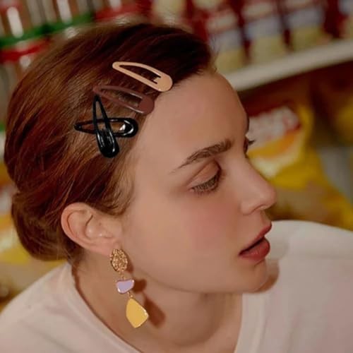 20Pcs Snap Hair Clips for Women Waterdrop Non-slip Hair Clips for Thin Fine