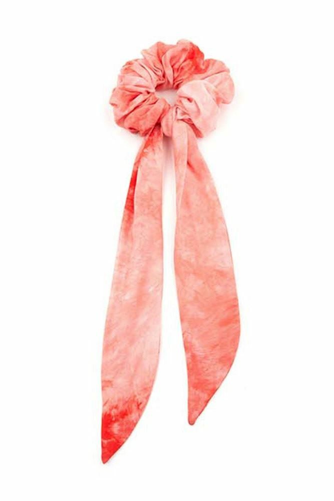 C.C Exclusive Tie Dye Soft Viscose Sash Scrunchie