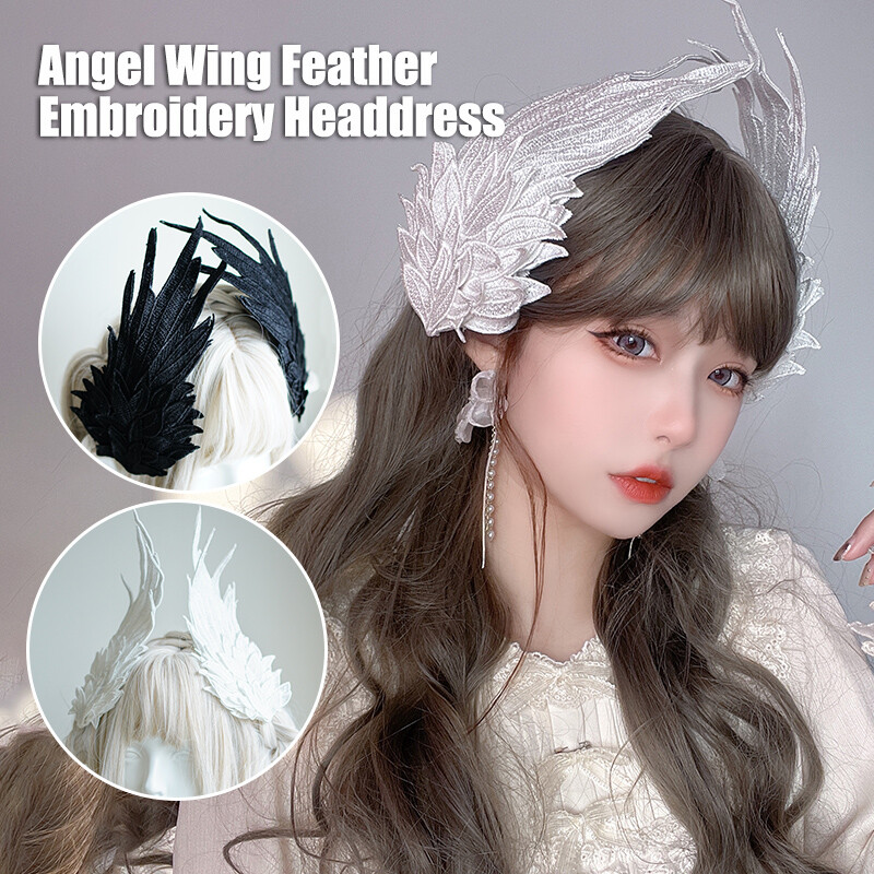 Cute Girl Angel Wings Hairpin Hair Embroidery Pin Clips Clamps Decor