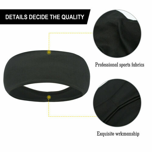 Men Running Stretchy Moisture Wicking Headband for Women Yoga Workout Hair Bands