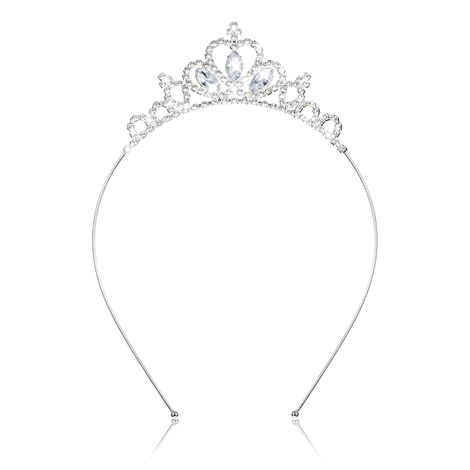 AUZUO Princess Crown Tiara, Crystal Tiaras for Women Pageant Crown Rhinestone…