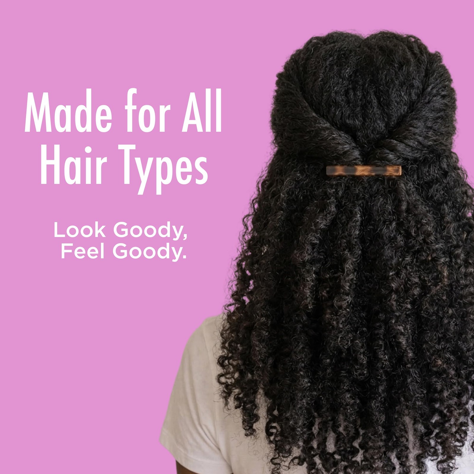 Goody Stay Tight Hair Barrettes – 8 8 Count (Pack of 1), Metallic Neutrals
