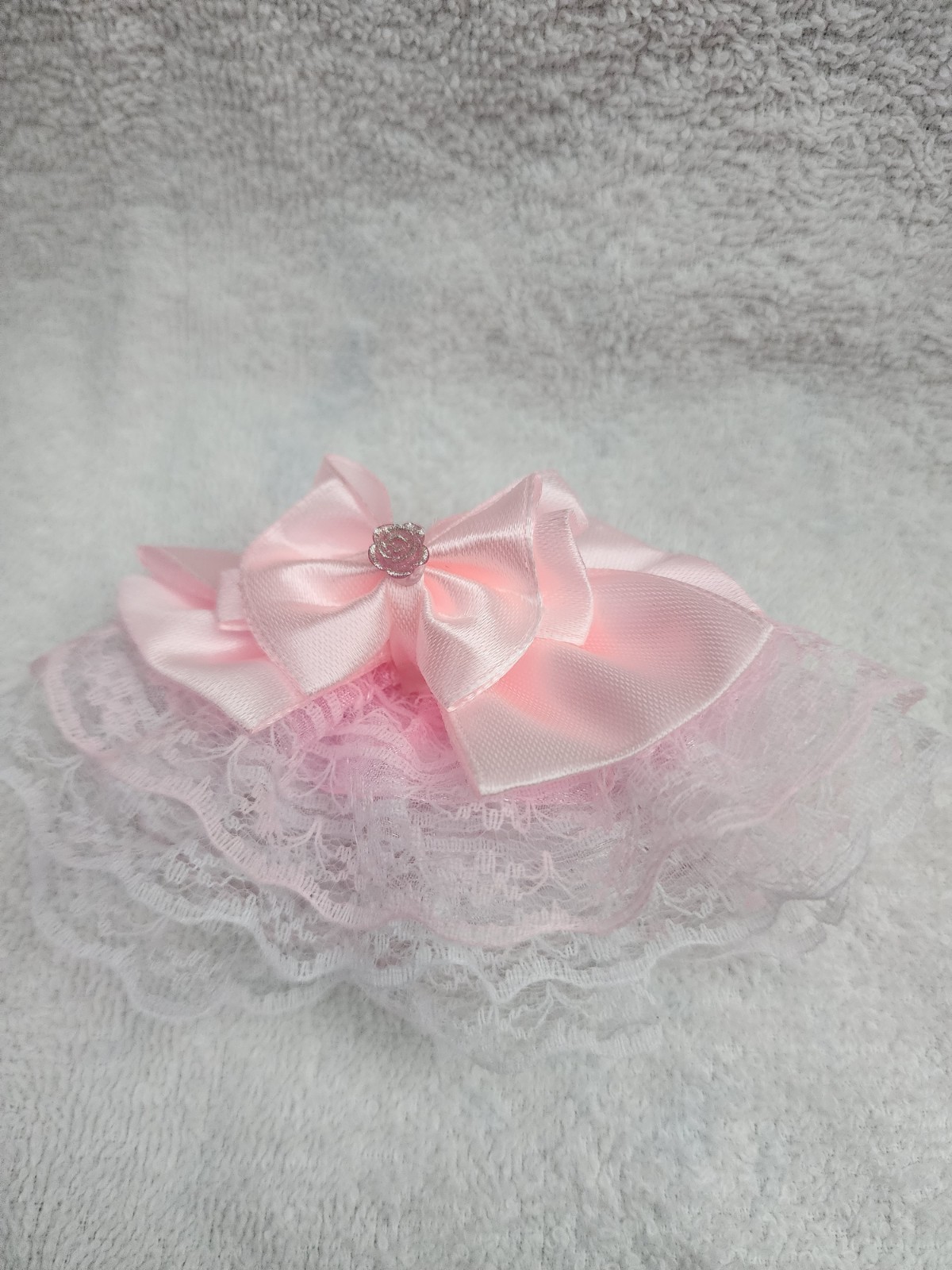 4″ Pink Hair clip gril – Handmade