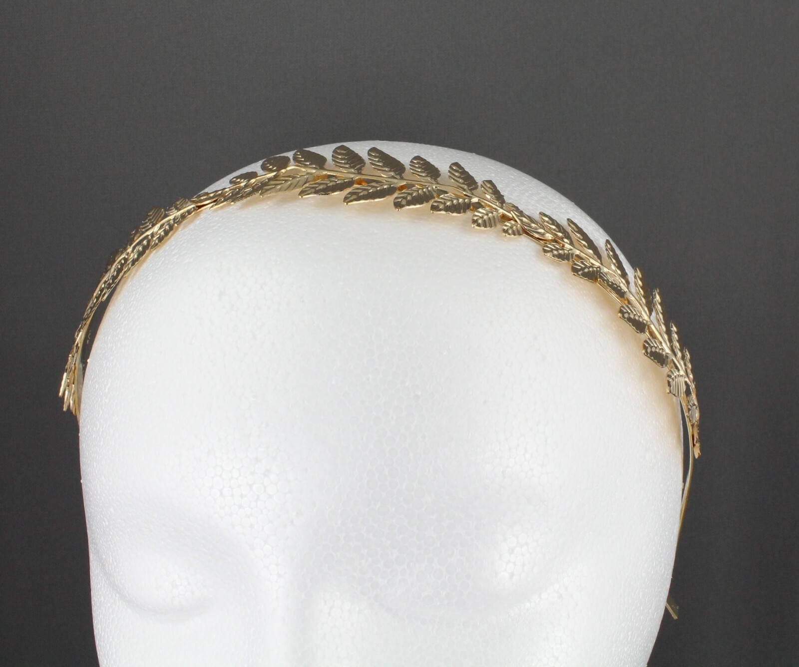 Gold shiny Laurel Leaf crown Leaves headband hair band greek toga roman costume