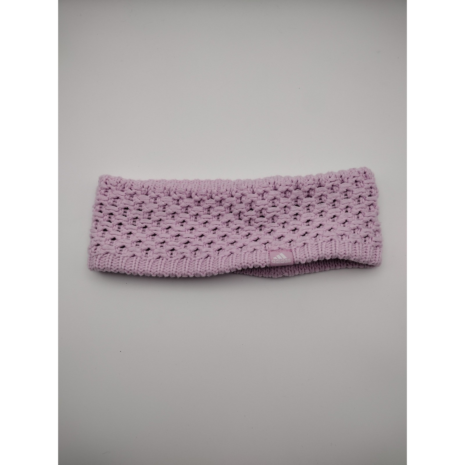 Adidas Womens Lavender Purple Knit Fleece Lined Headband Ear Warmer One Size