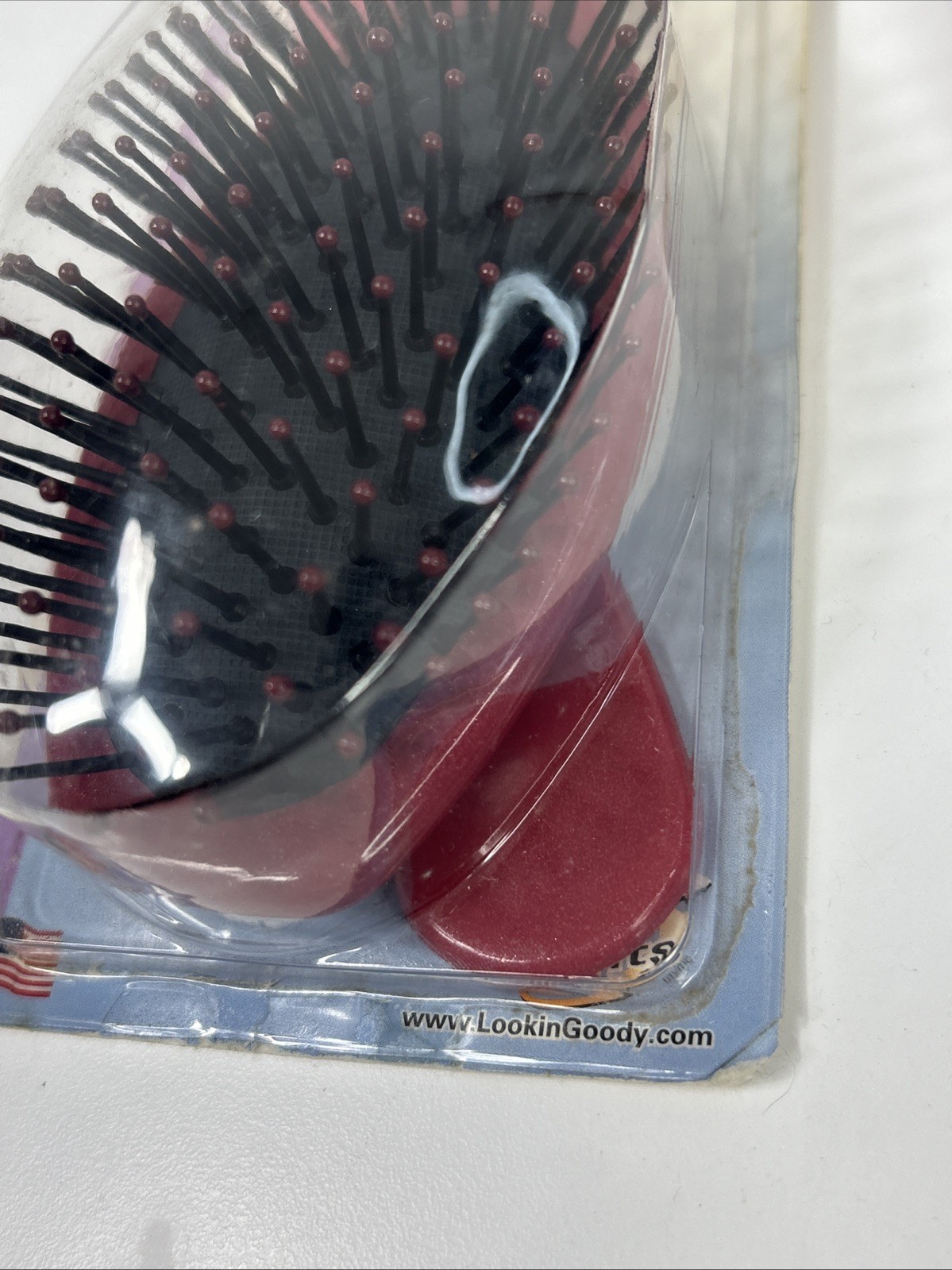Vtg Goody Ponytailers Hair Brush Comb Lot Classic Red & 36 Terry Y2k