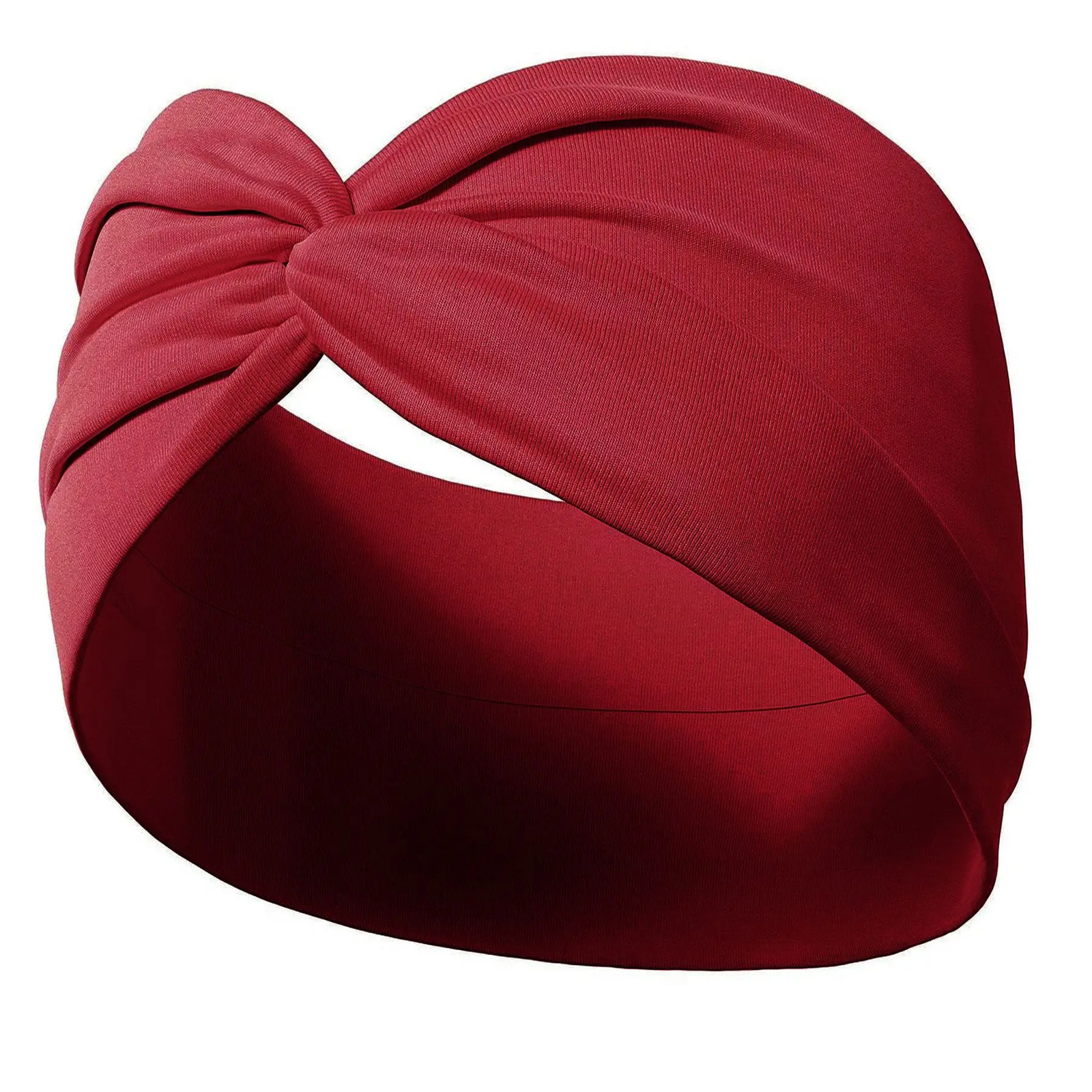 Headbands Yoga Wide Thick Stretch Boho African Turban Leopard Knotted Women