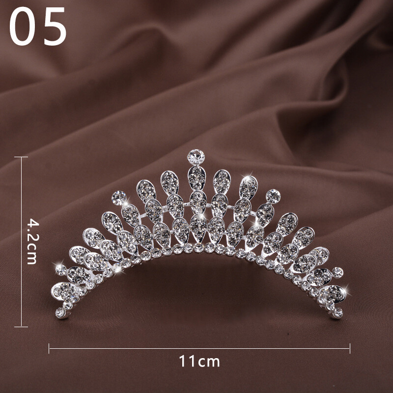 Hair Jewelry Crystal Bridal Tiaras Princess Crown For Women Wedding Bridal Comb