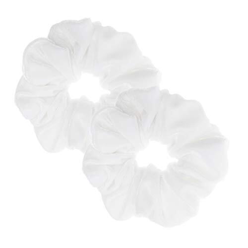 6 Pcs Black Color Large Size Velvet Scrunchies for Women Hair Assorted Colors