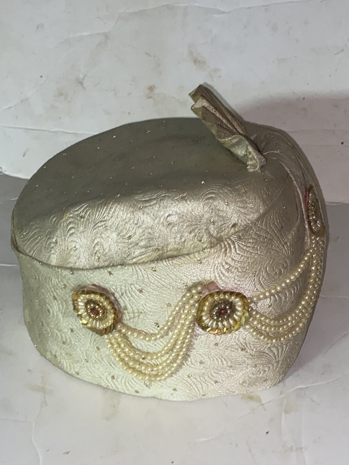 Vintage Indian Elegant Wedding Pagri Men Traditional Indian Turban Groom Safa