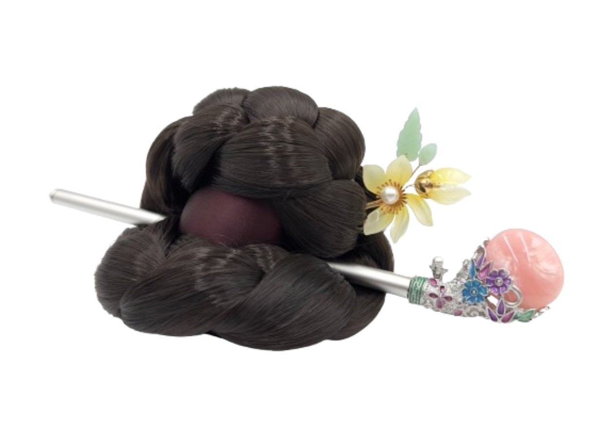 Korean Traditional Hairpin Binyeo Pastel Jade Style Arirang Hanbok HairAccessory