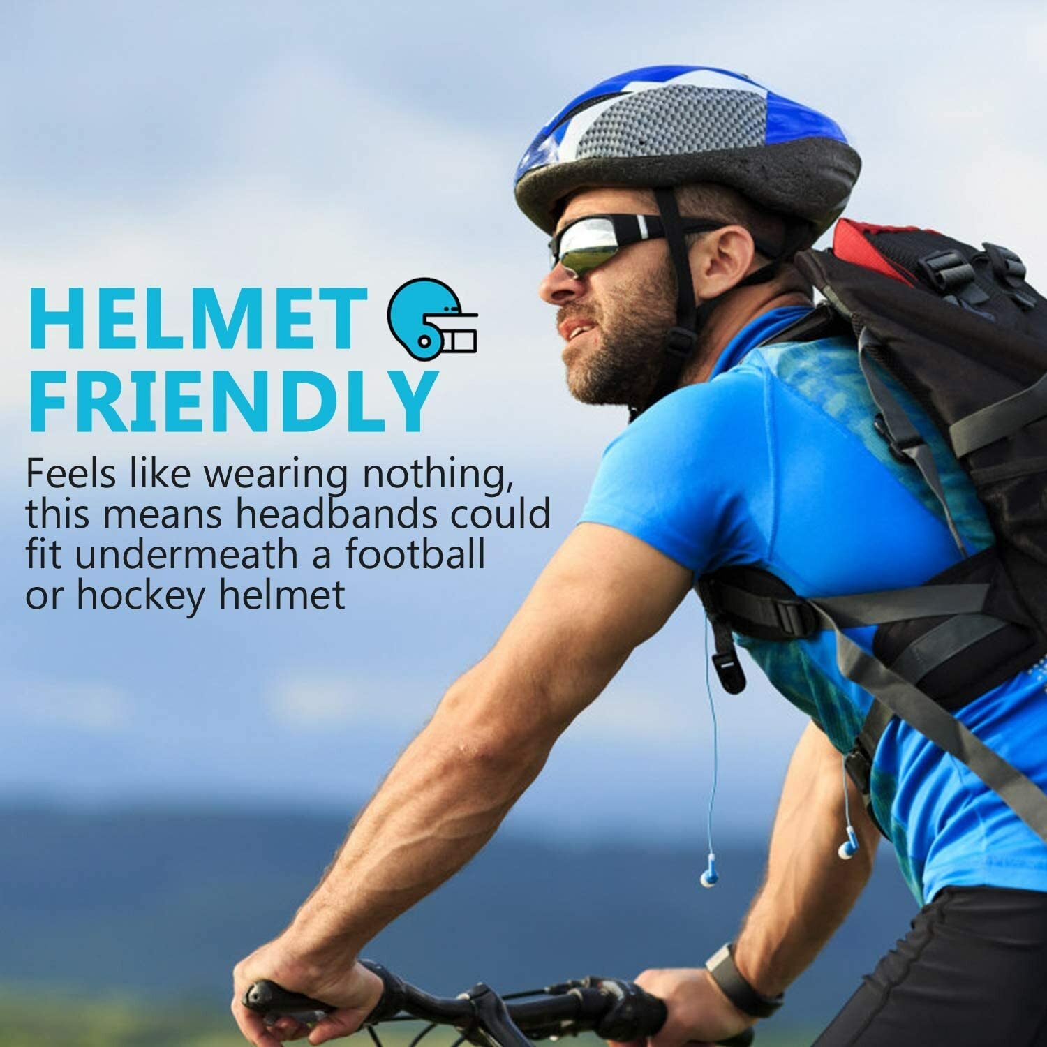 Sports Headband Fitness Sweat Bandage Hairband Tennis Yoga Absorb Sweat Headband