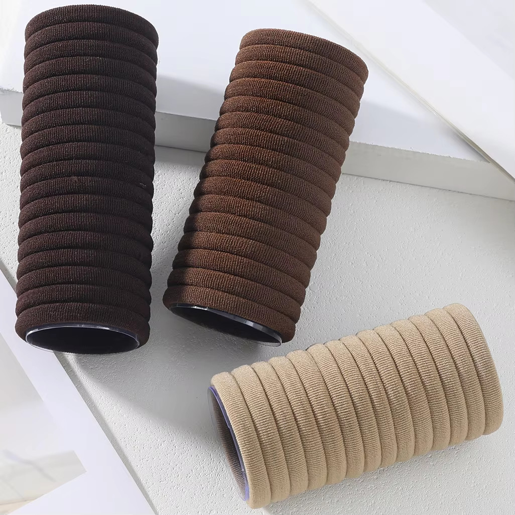 50/100Pcs Black Hair Bands for Women Girls Hairband High Elastic Rubber Band Hai
