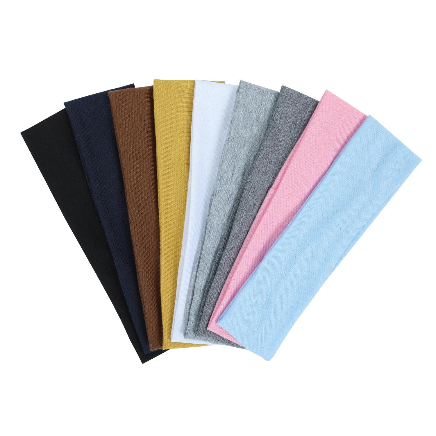 9Pcs Headbands for Women Non Slip Headband, Soft Elastic Hair Bands for Women’S