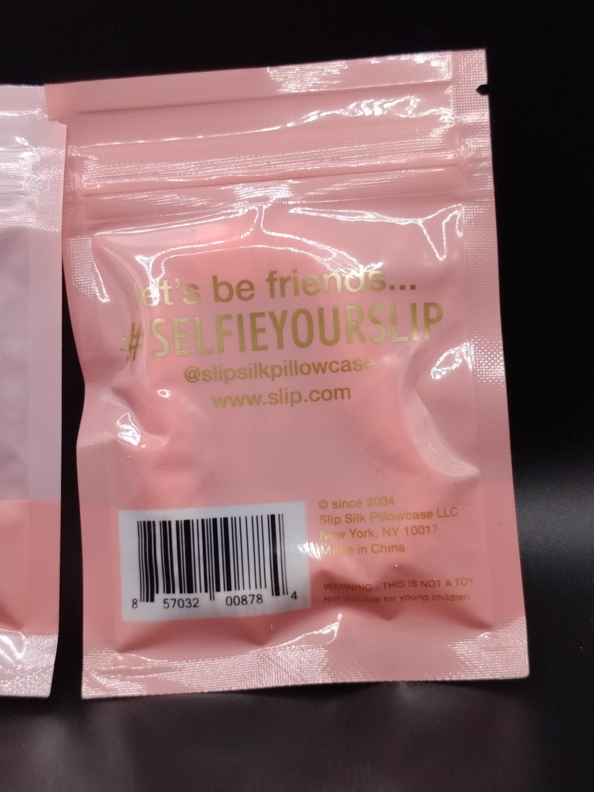 2x Slip Pure Silk Skinny Scrunchie Pink NEW Sealed
