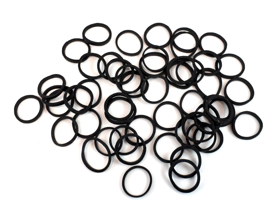 450 Pcs Small Black Elastic Hair Ties Ponytail Dreadlocks Braids Rubber Bands