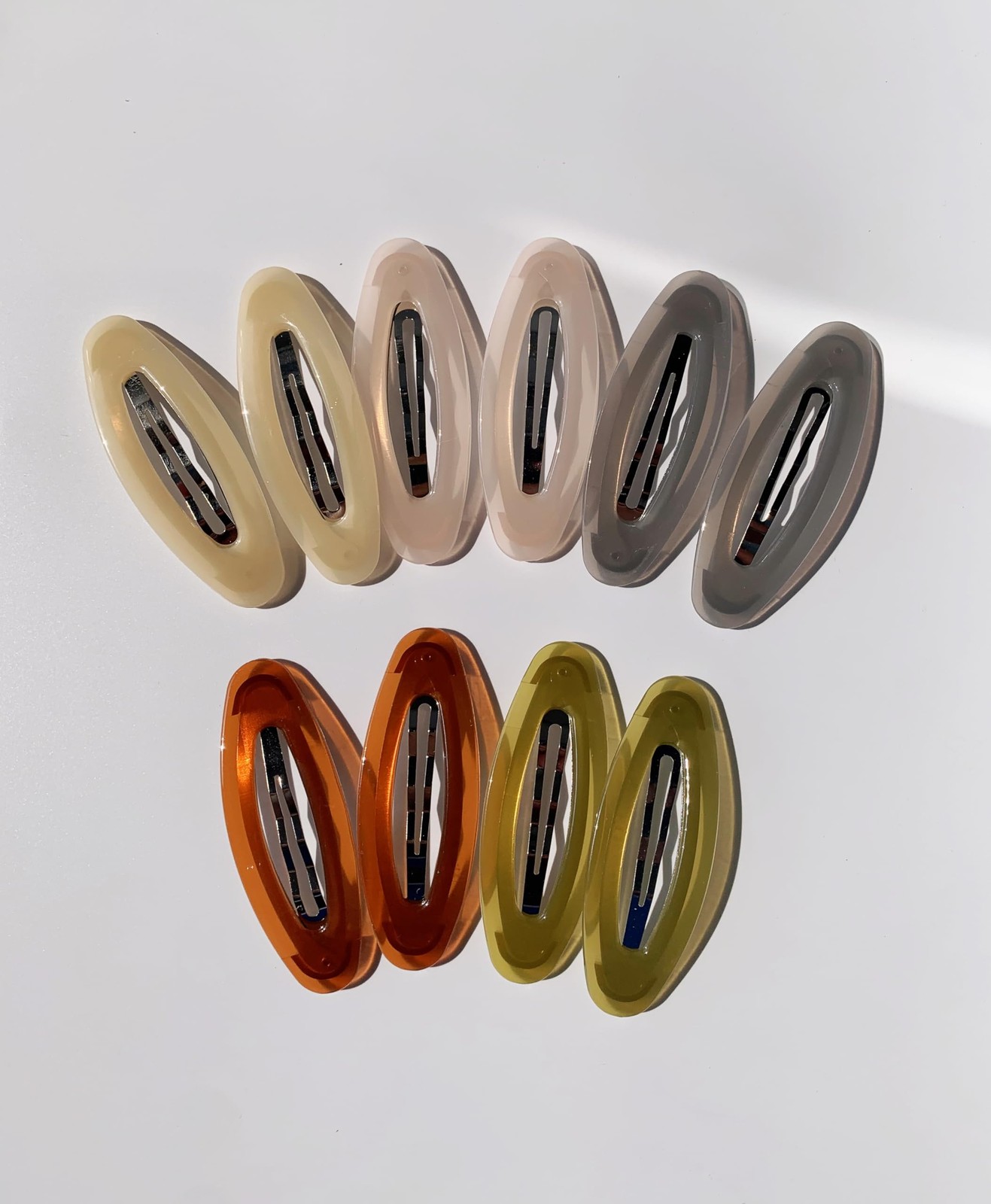 Lemeilleur 10 Pieces 3.2 Inch Big Oval Shape 1 Count (Pack of 10), Multicolor