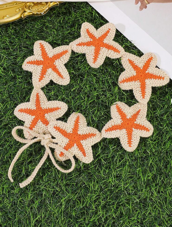 Starfish sea life crochet headbands