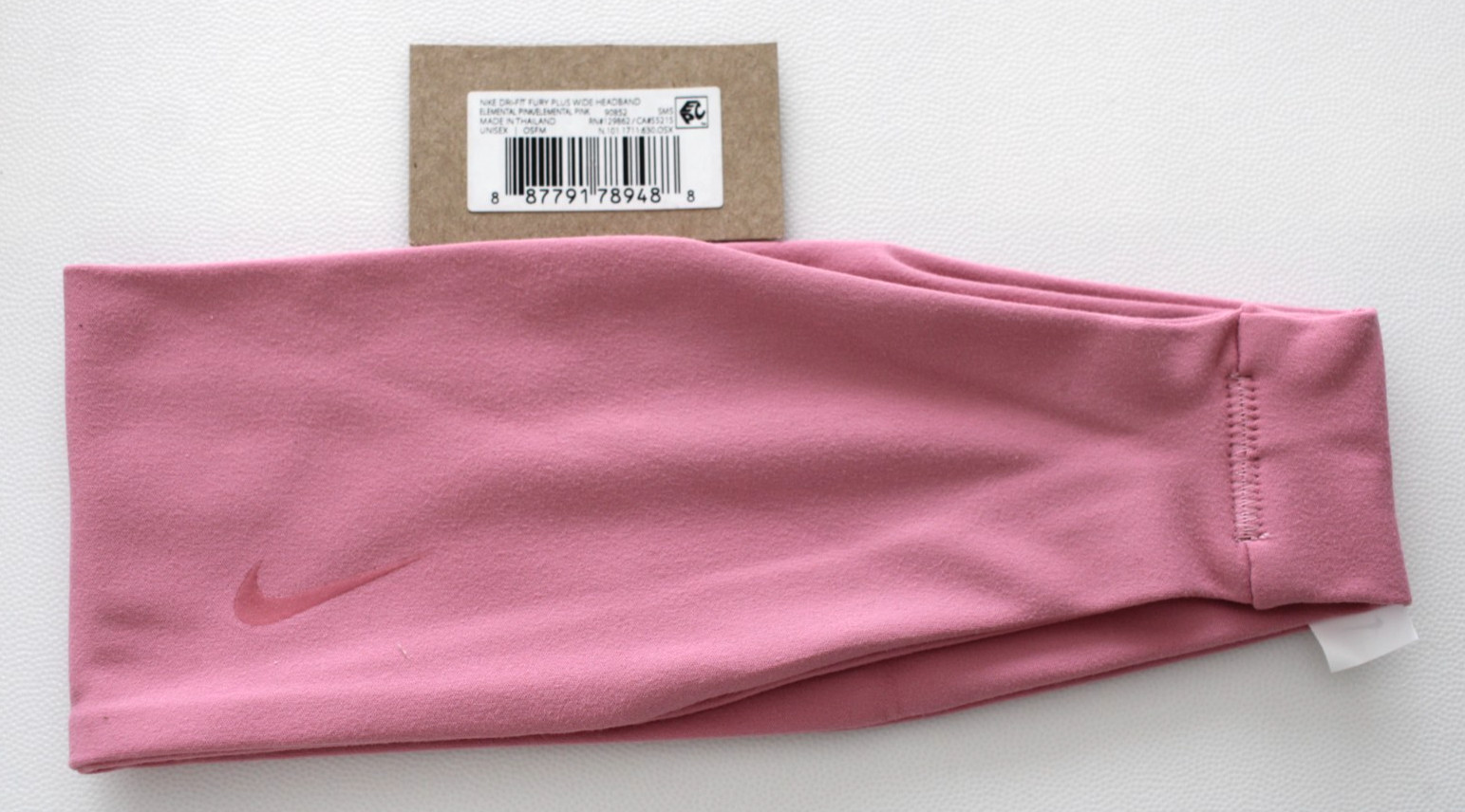 Nike Dri-Fit Fury Elevate Wide Headband Adult Elemental Pink