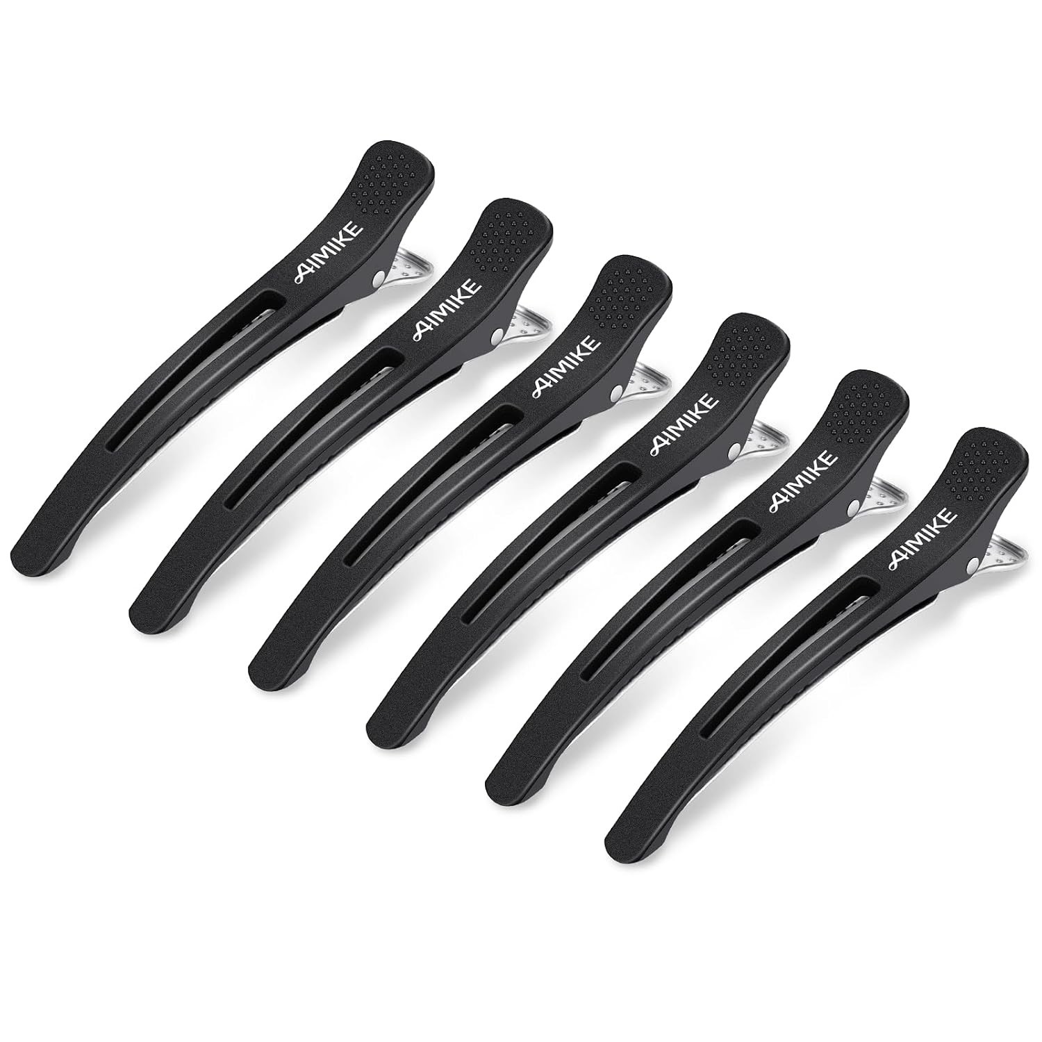 6pcs Professional Hair Clips for Styling Sectioning, Non Slip No-Trace Duck Bill