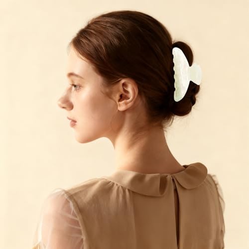 3PCS Claw Clips for Women Large Hair Styling Clips for Thick Thin Hair Black