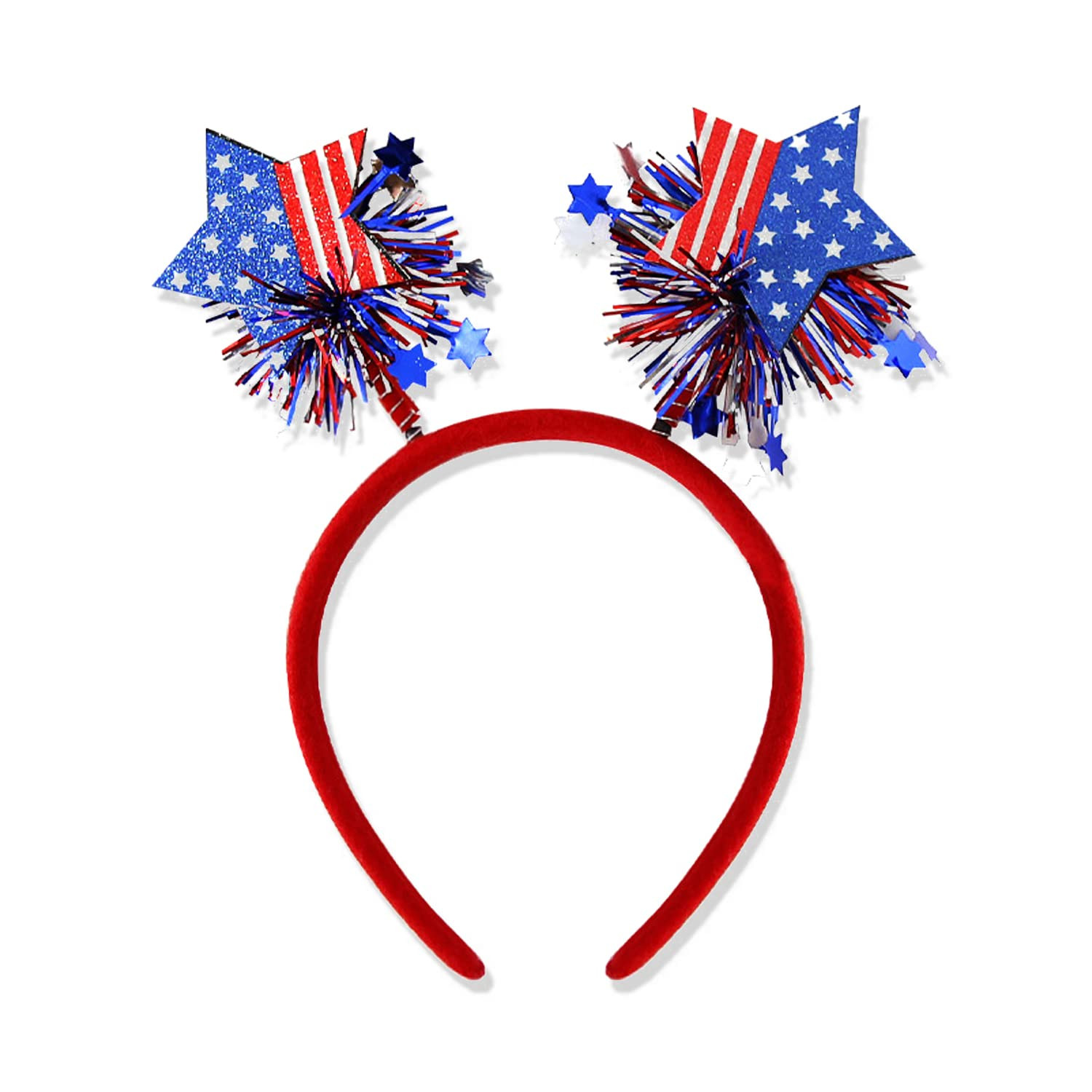 4Th Of July Headband Independence Day Accessories Patriotic Party Hair Supplies