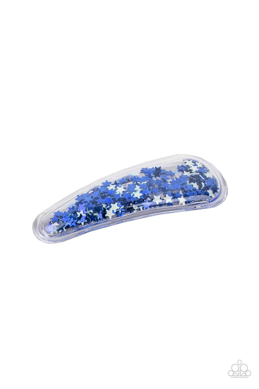 Paparazzi Oh My Stars and Stripes Blue Hair Clip – New