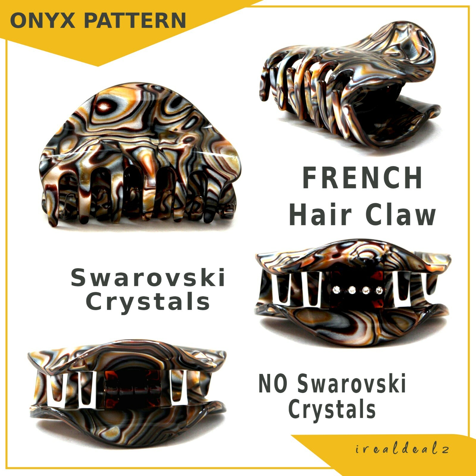 Best Selling Handmade Hair Claw Beautiful Compact Design With No Metal MN1
