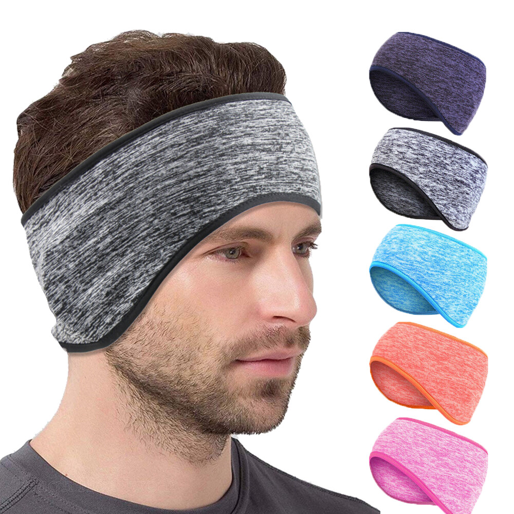 Winter Fleece Ear Warmers Headband Men Women Cycling Biking Warm Ski Ear Band