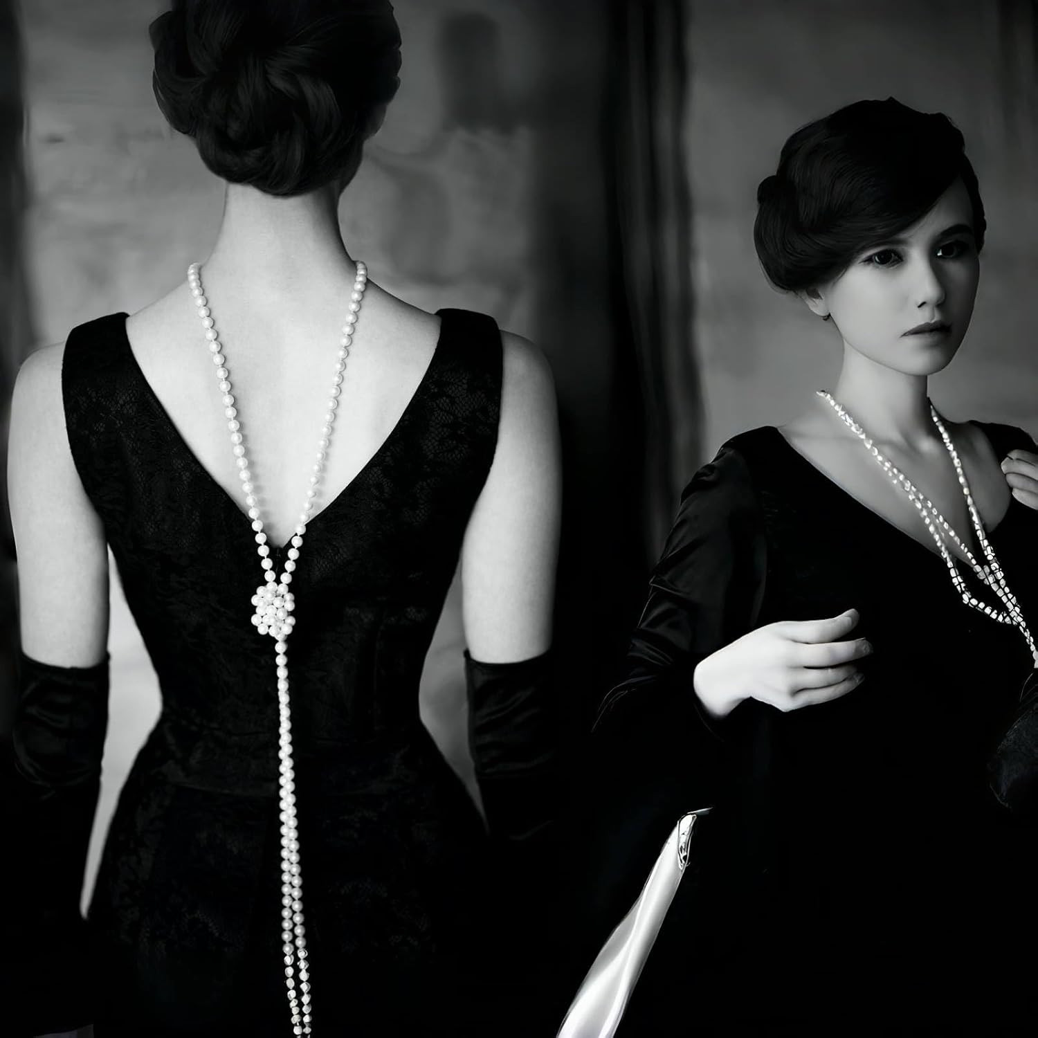 1920S Flapper Gatsby Accessories Set for Women Roaring 20’S Theme Party Costume