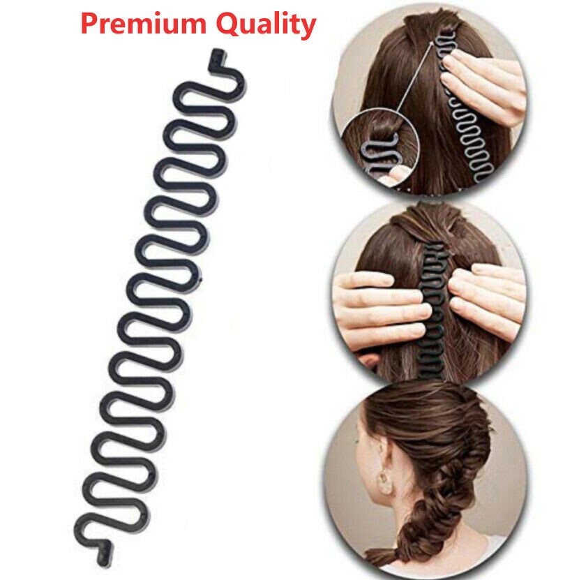 Hair French Braid Clip Magic Styling Stick DIY Bun Maker Tool USA Seller