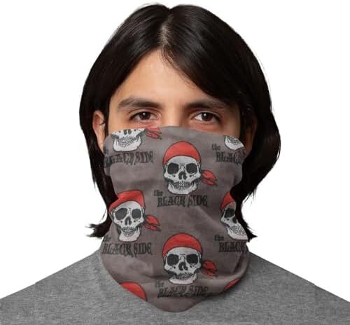 Motique Accessories Skull Designs Seamless Tube Bandana Neck Gaiter
