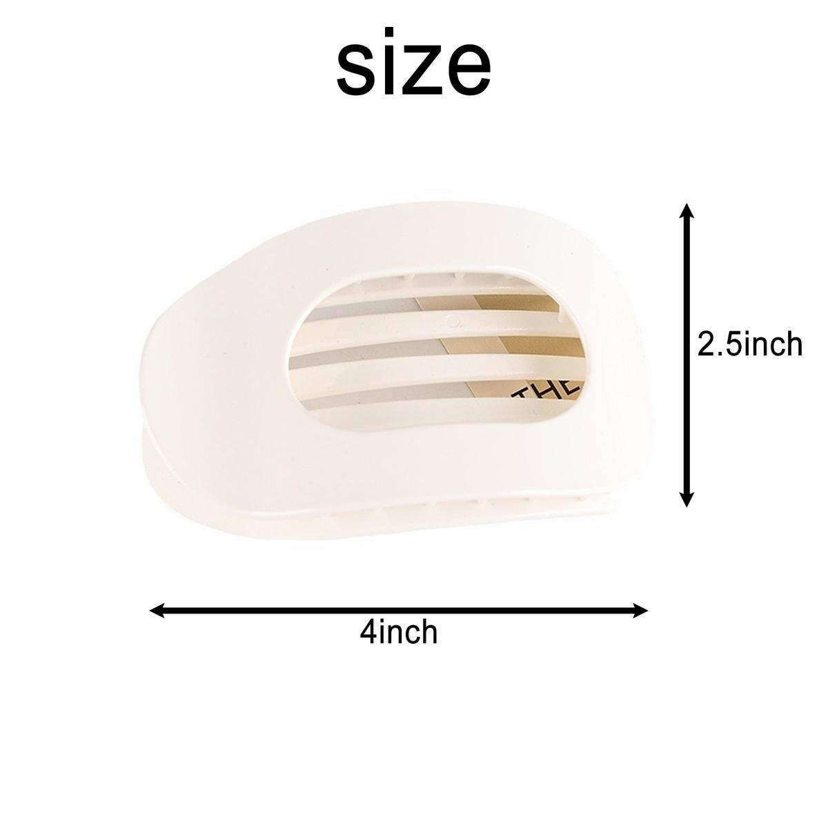 4Pack Matte Flat No-Crease Hair Barrettes Strong Hold Hair Accessories for Girls