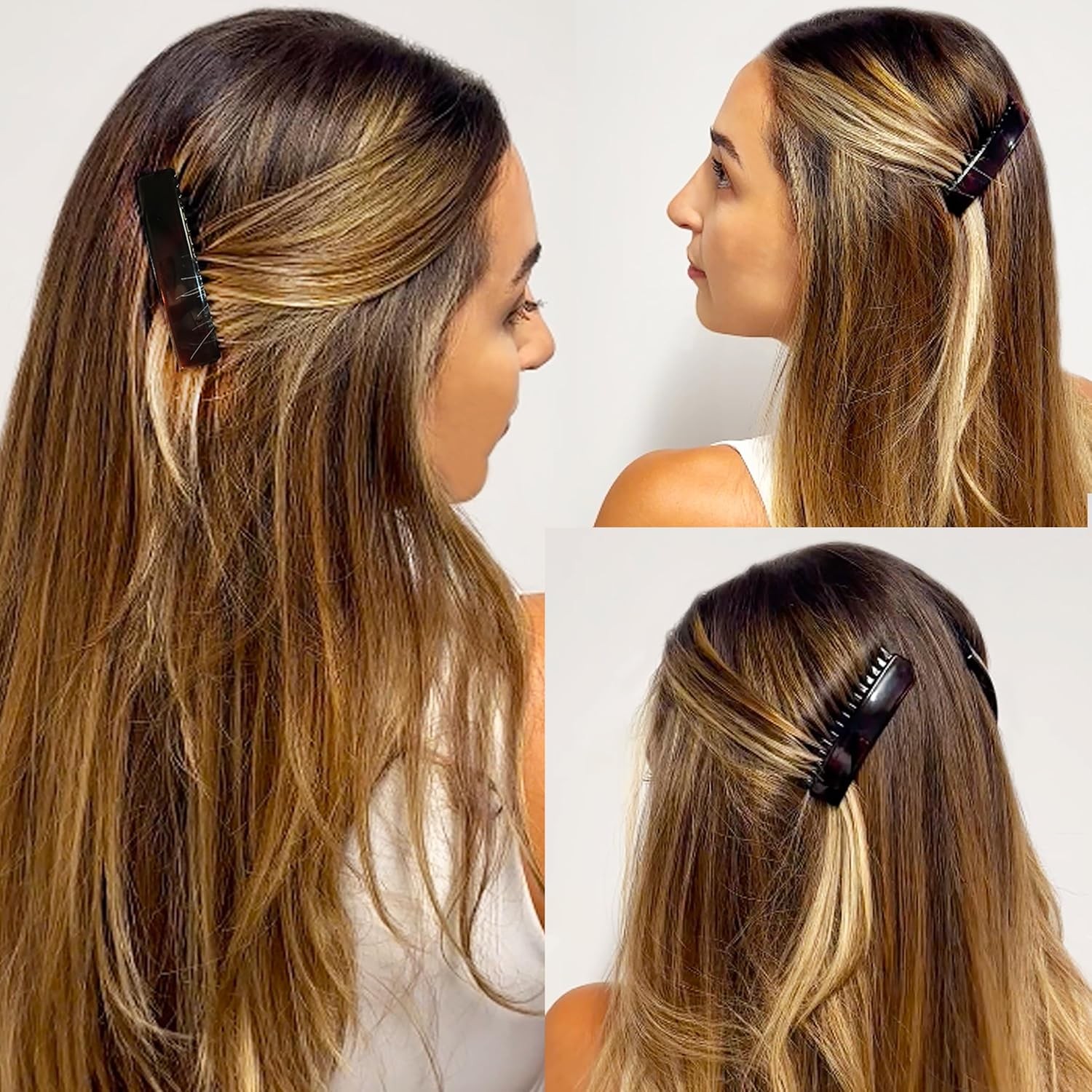 Paris CP2942 French Hair Side Comb, Small Tortoise Shell, French Twist Hair