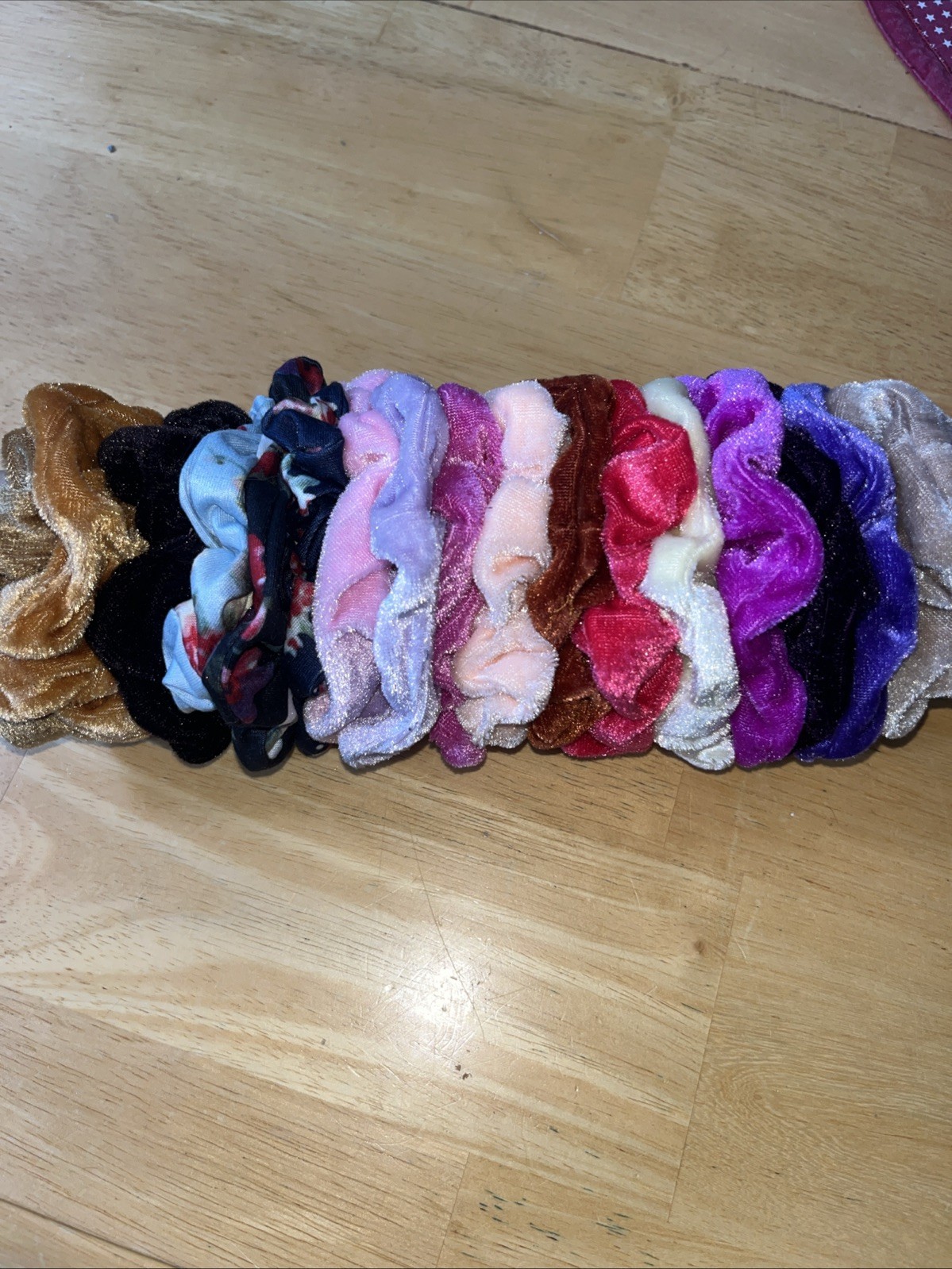 Scrunchies Hair Bands Multi-Color Variety Pack