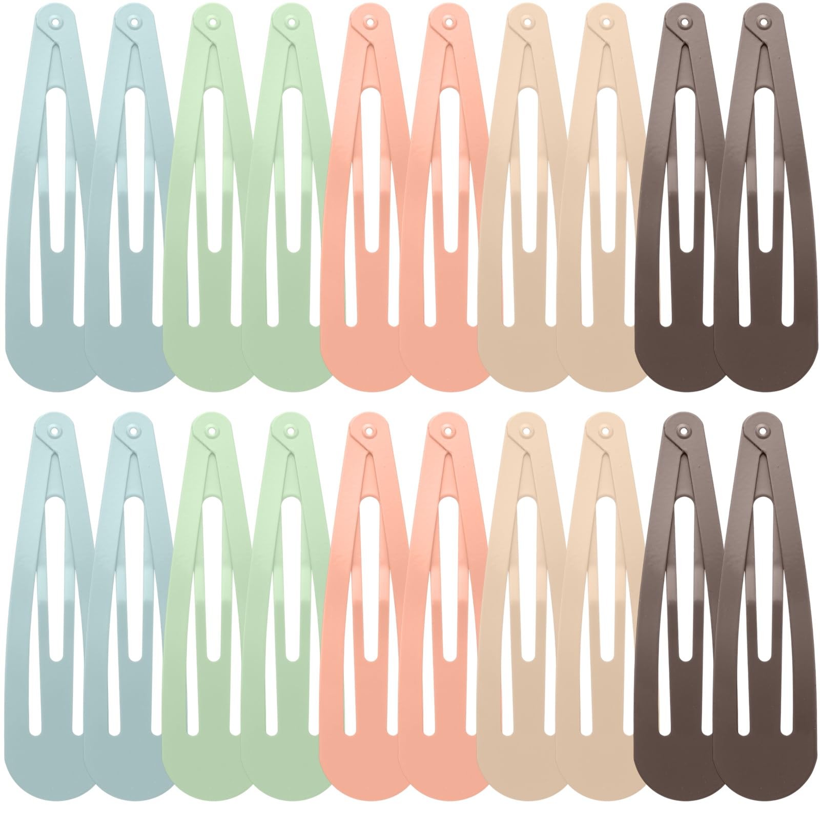30 Pieces 3.1 Inch Large Metal Snap Hair Clips Nonslip Barrettes Women Hair A…