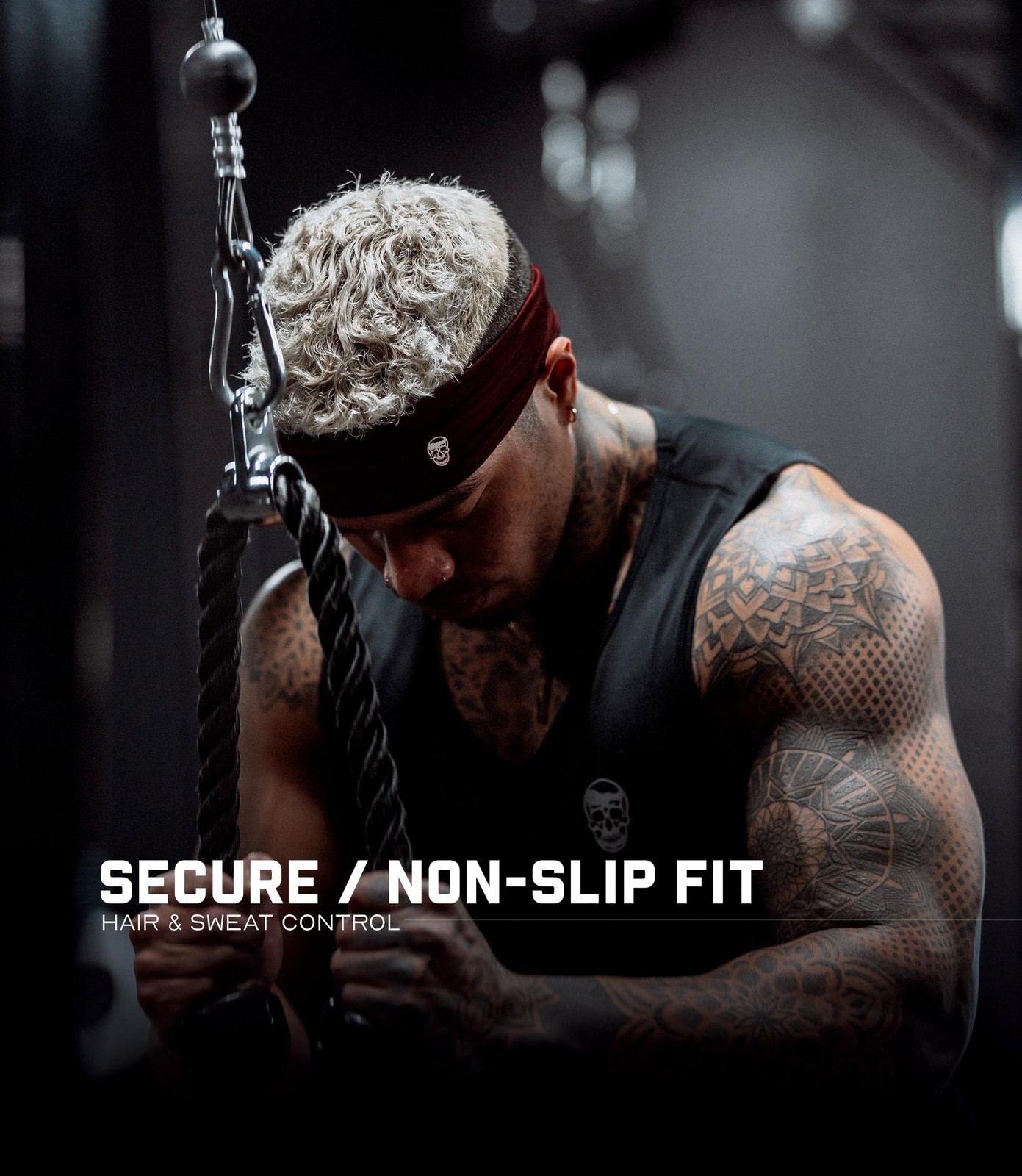 Workout Headbands for Men & Women-Comfortable Sweat Absorbing Band to Keep Ha…
