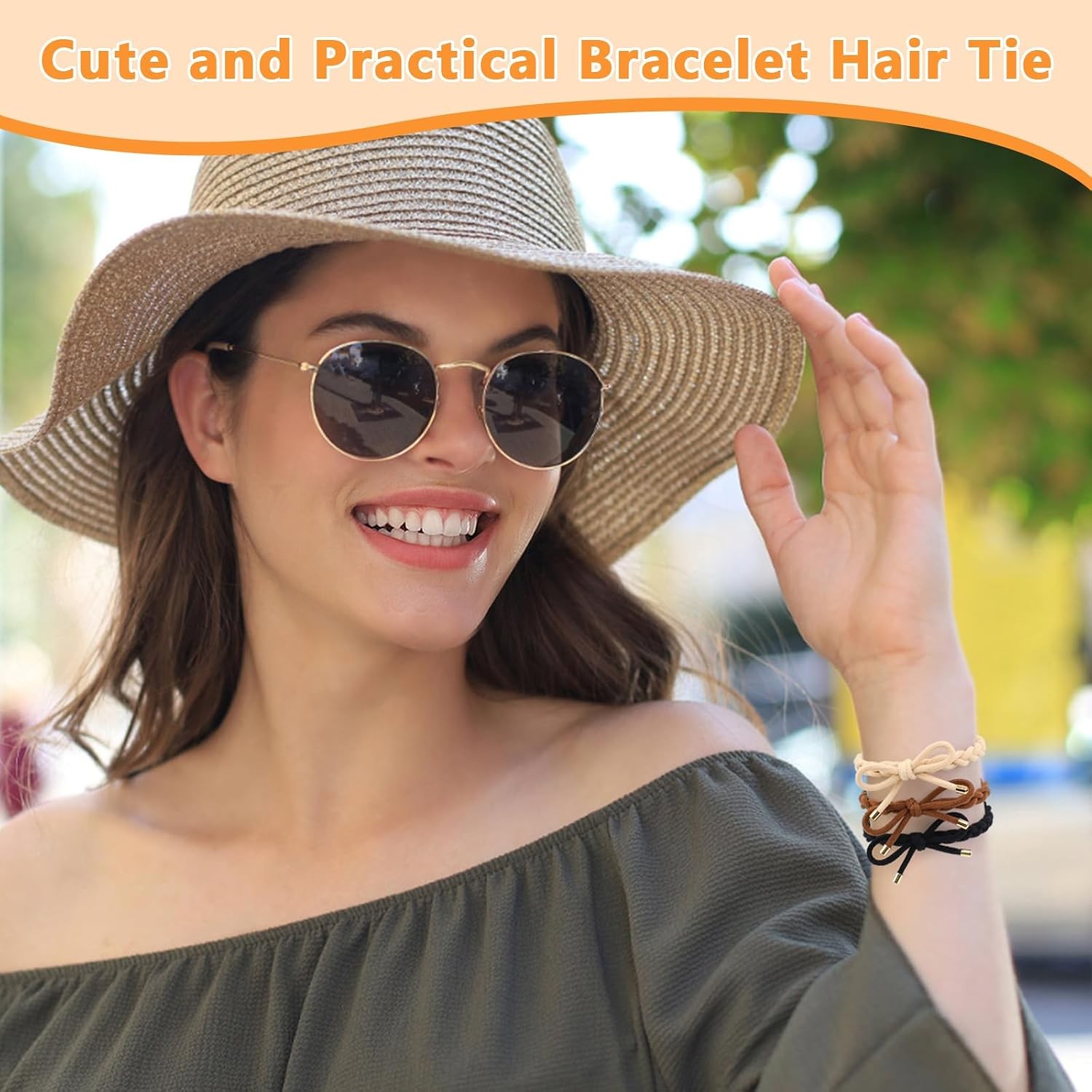 28 Pcs Braided Bow Hair Ties, No Damage Elastic Ponytail Holders 14 Colors