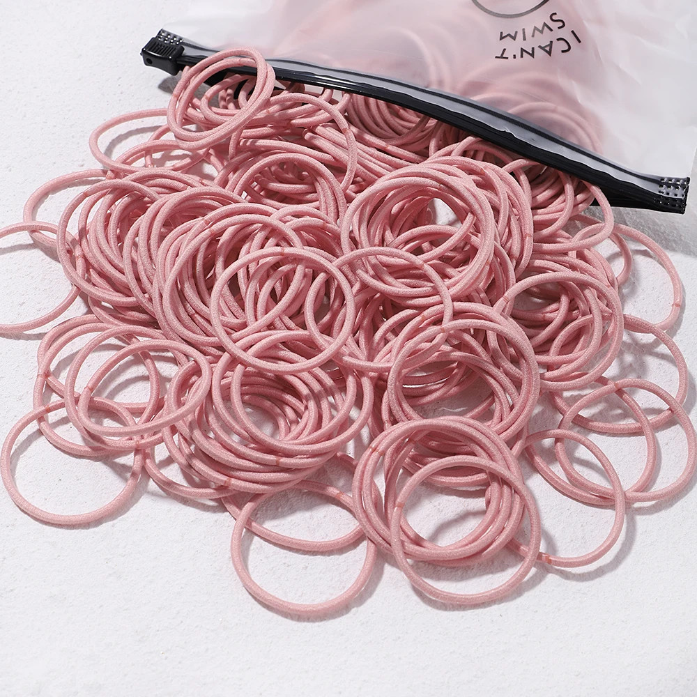 30/50/100 Pcs Girls Big Rubber Band Ponytail Holder Elastic Hair Bands Korean