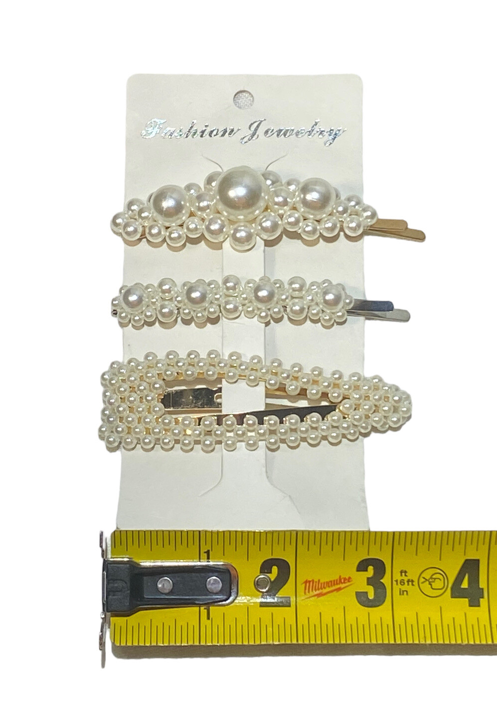 3 Piece Pearl Hair Clips Accessories Various Styles Slide Holiday Wedding Prom
