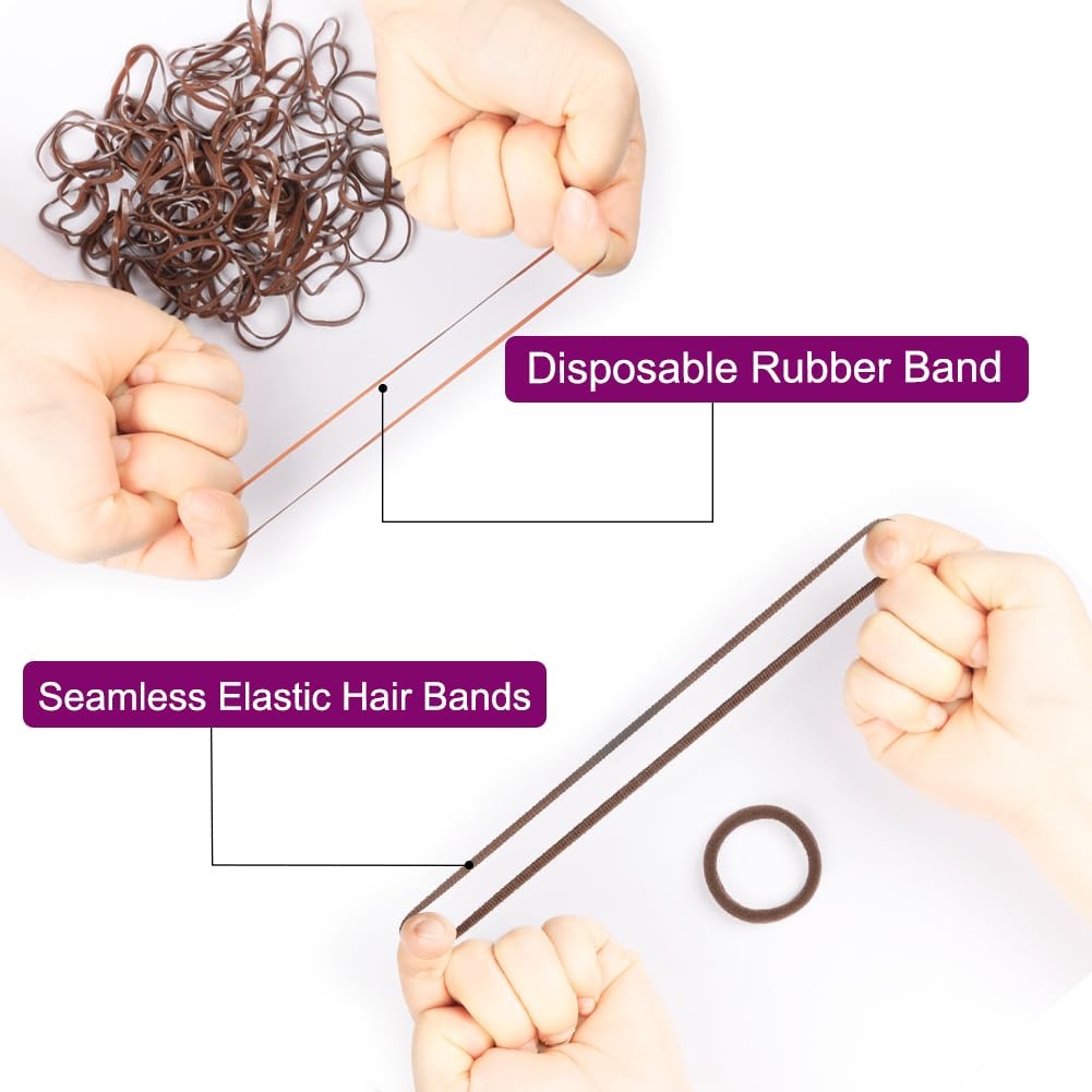 85 Pcs 24 Inch Hair Net Kit for Women, Invisible Elastic Hair Nets w/ Hair Pins