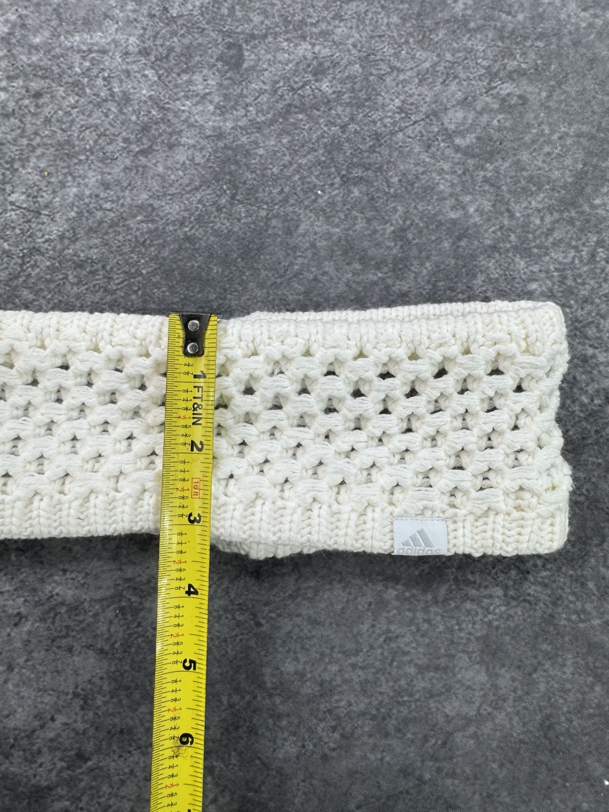 Adidas Knit Crestline Headband White Women’s One Size NEW WITH TAGS