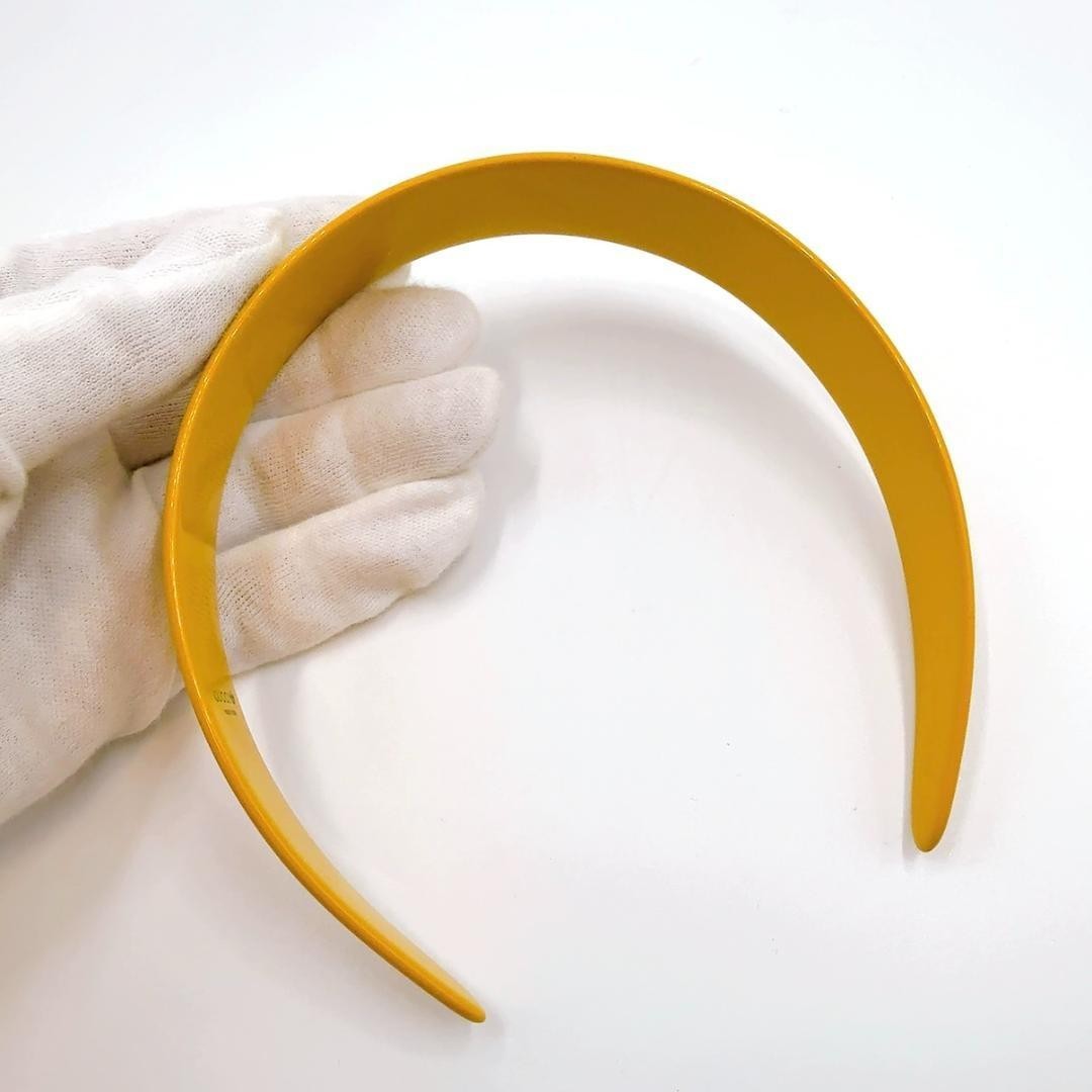 Gucci x adidas Yellow Headband Hair Accessory Made in Italy 702950