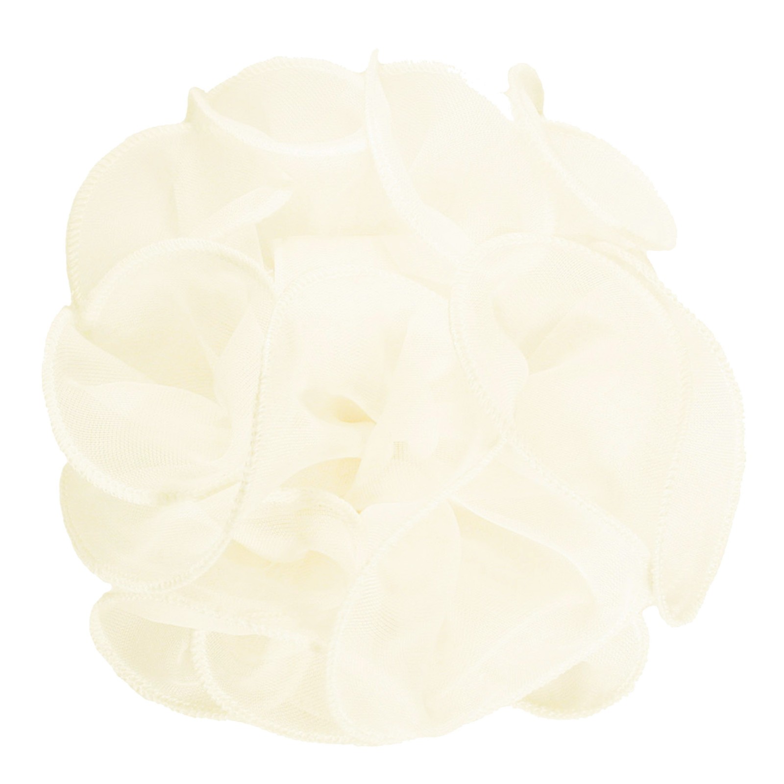 Chiffon Ruffled Jaw Clip Claw Hair Bow 30 Colors