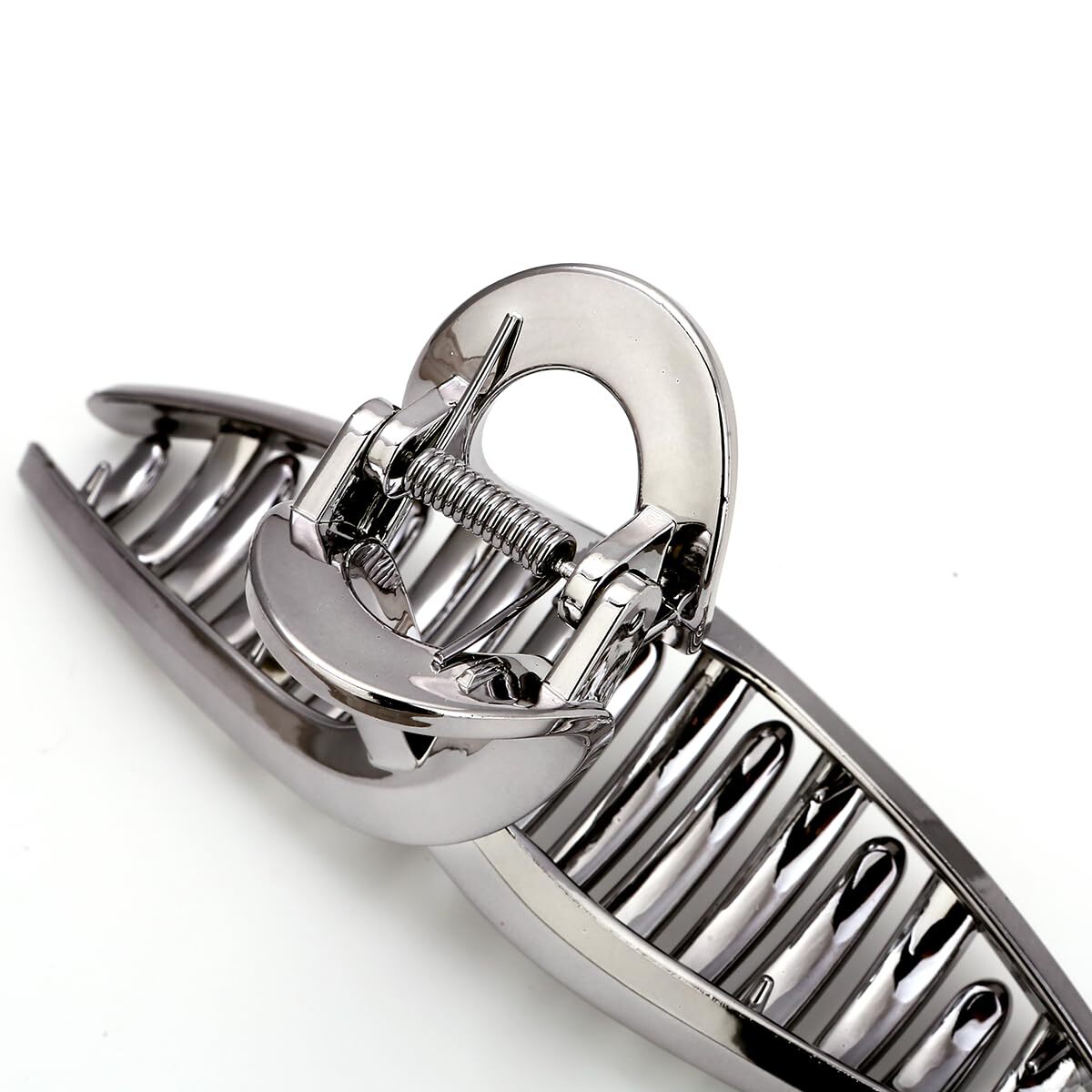 10 PCS Extra Large Hair Claw Clips for Thick & Long Hair Silver & Black DIY