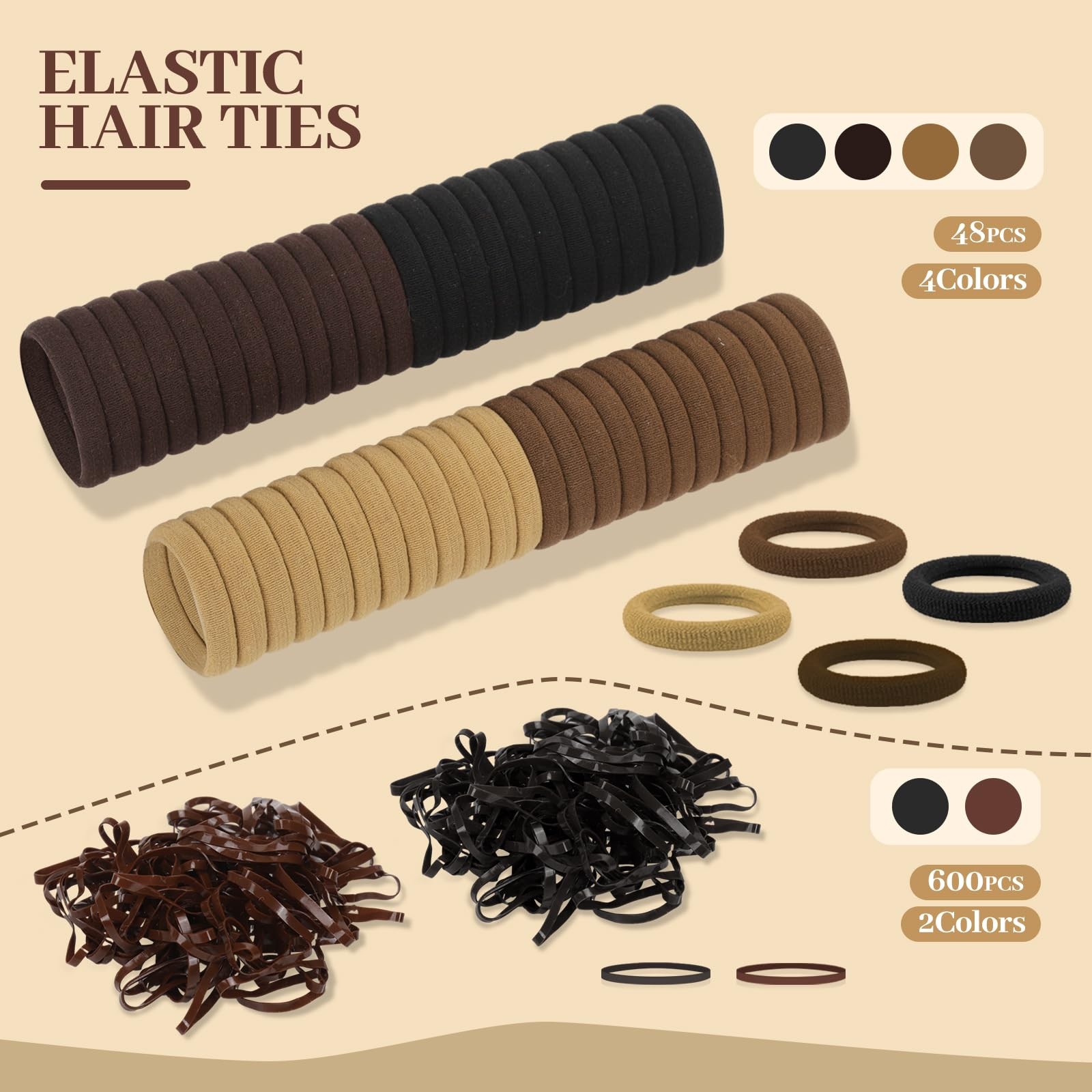 860Pcs Hair Accessories Set for Woman, Bow Clips 1 Count (Pack of 1)