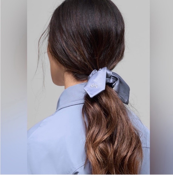 ALO Airlift Rhythm Scrunchie WINTER FROST NWT Fast Shipping
