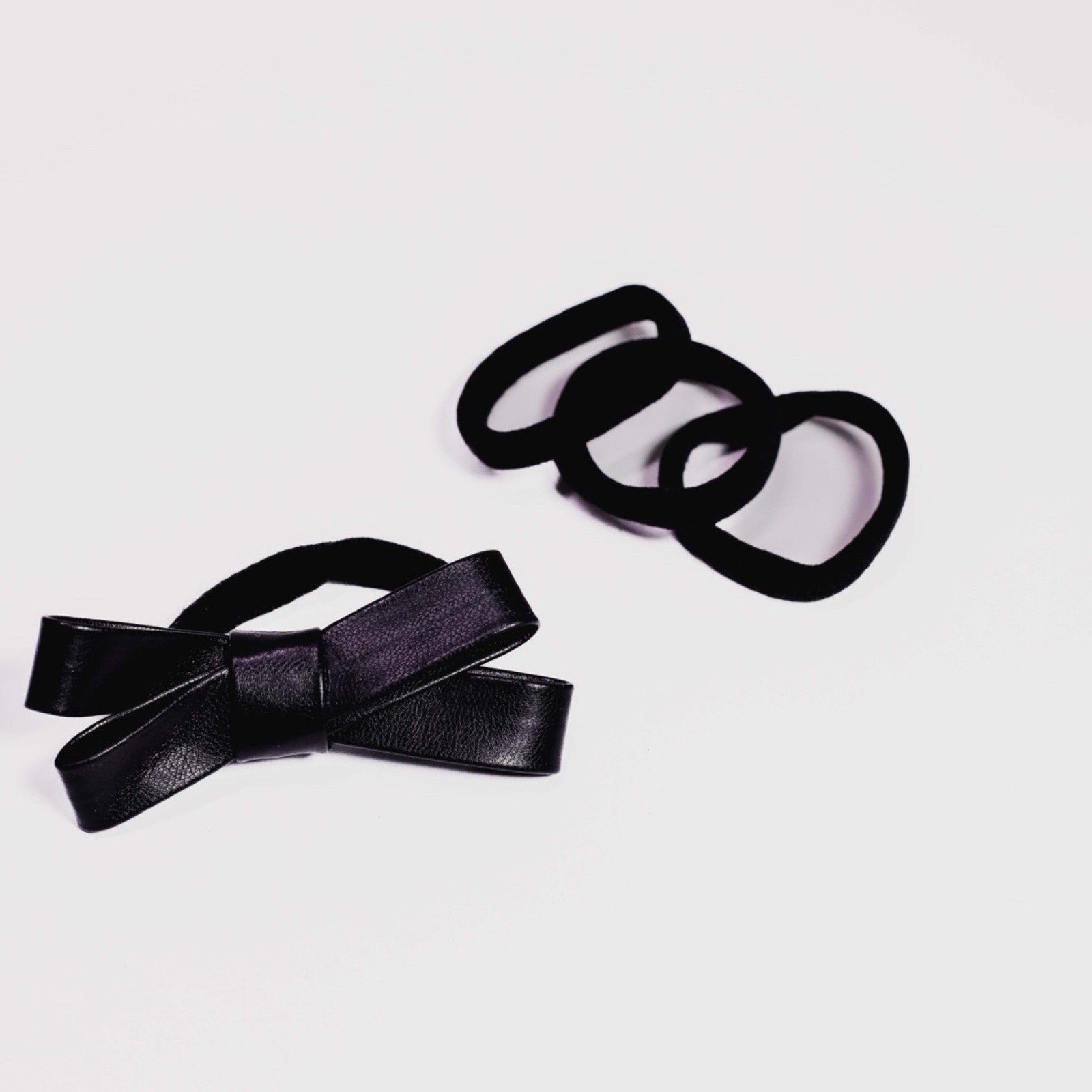 Elegance Wrap Black Hair Tie